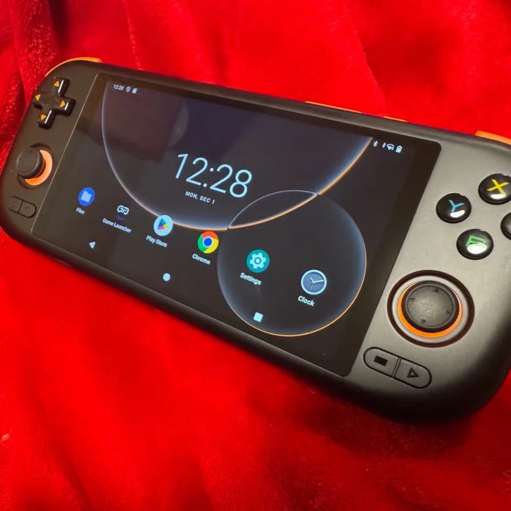 Nintendo Dual-Tone Handheld Console - Black and Orange